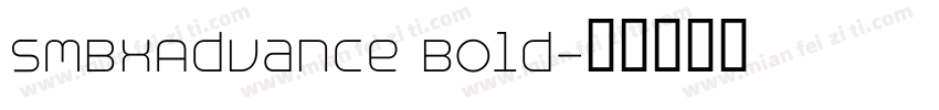 SMBxAdvance Bold字体转换